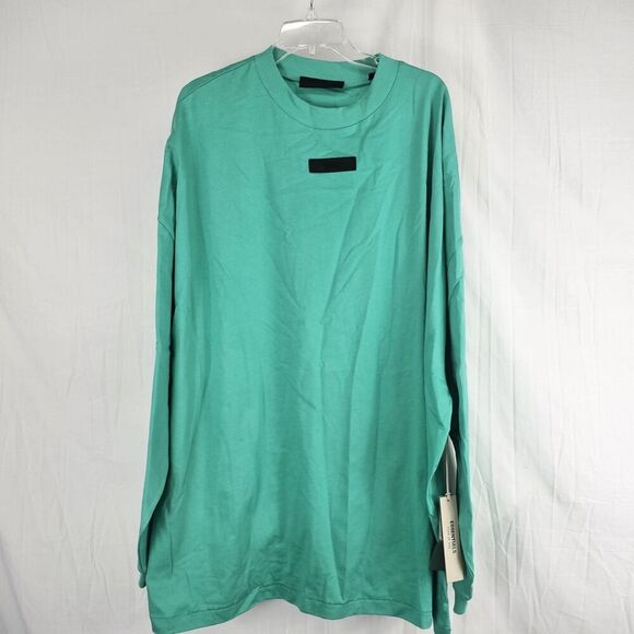 Fear Of God Essentials Mint Leaf Long Sleeve T Shirt FOG XXL NWT - Picture 1 of 8